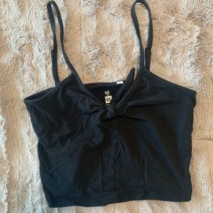 Pacsun Black Keyhole Tank 🔑✨